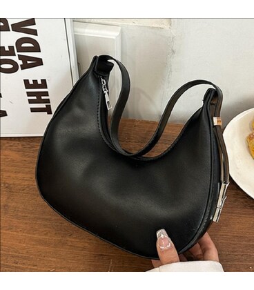 Полукруглая женская сумочка в эко-коже Lilly P4-2212A фото, картинка, изображение