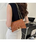 Кросбоді вигнутої форми в еко-шкірі з геометричним візерунком Lilly P4-378C картинка, зображення, фото