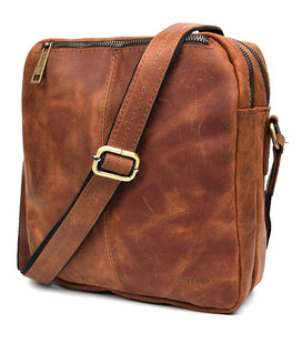 Шкіряна сумка месенджер зі шкіри crazy horse TARWA RB-60121-3md картинка, зображення, фото