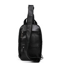 Рюкзак слінг шкіряний з кишенями TARWA FA-6020-3md чорний флотар картинка, зображення, фото