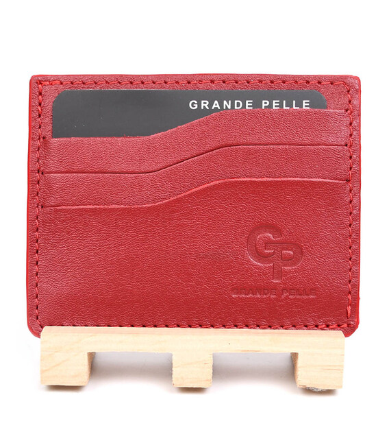 Кардхолдер CardCase, червоний Grande Pelle 305660 картинка, зображення, фото