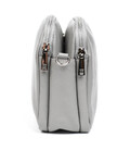 Шкіряна жіноча сумка Virginia Conti Italy - VC02807grey сірий фото, картинка, изображение
