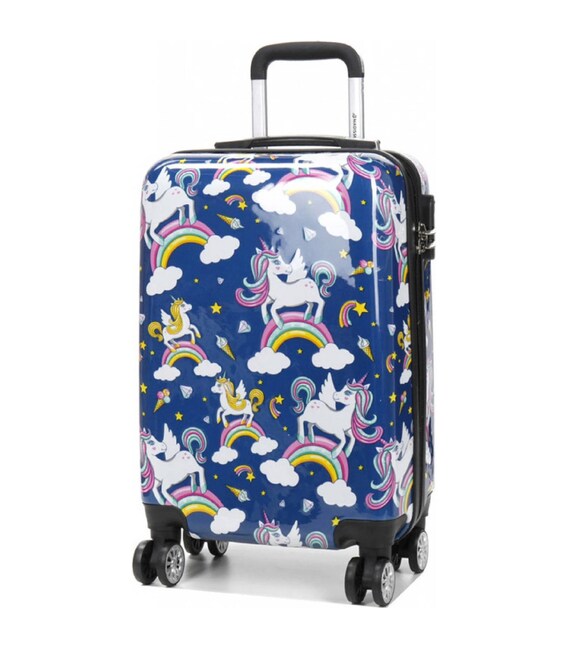 Чемодан Madisson 26820C Синий Единорог фото, картинка, изображение