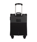 Валіза Wings LN01 маленька S чорно-сіра 4 колесна картинка, зображення, фото