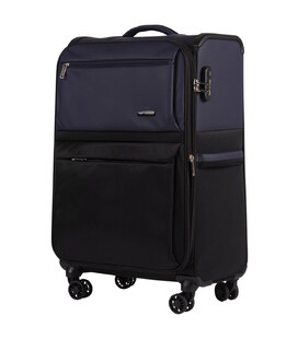 Валіза Wings LN01 Midi чорно-синя 4 колесна картинка, зображення, фото
