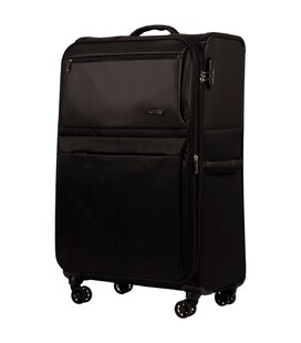 Чемодан Wings LN01 большой L черный 4 колесный фото, картинка, изображение