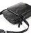 Сумка мужская кожаная черная Tiding Bag 168A фото, картинка, изображение