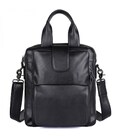 Вертикальная мужская сумка через плечо кожаная Tiding Bag 7266A фото, картинка, изображение