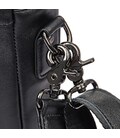 Вертикальная мужская сумка через плечо кожаная Tiding Bag 7266A фото, картинка, изображение