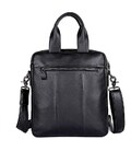 Вертикальная мужская сумка через плечо кожаная Tiding Bag 7266A фото, картинка, изображение