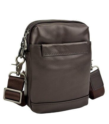Кожаная маленькая сумка через плечо Tiding Bag 1631C фото, картинка, изображение