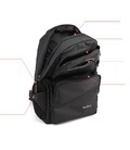 Текстильний чорний рюкзак Confident AT08-3408A картинка, зображення, фото