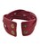 Женский кожаный браслет косичка бордовый фото, картинка, изображение
