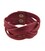 Женский кожаный браслет косичка бордовый фото, картинка, изображение