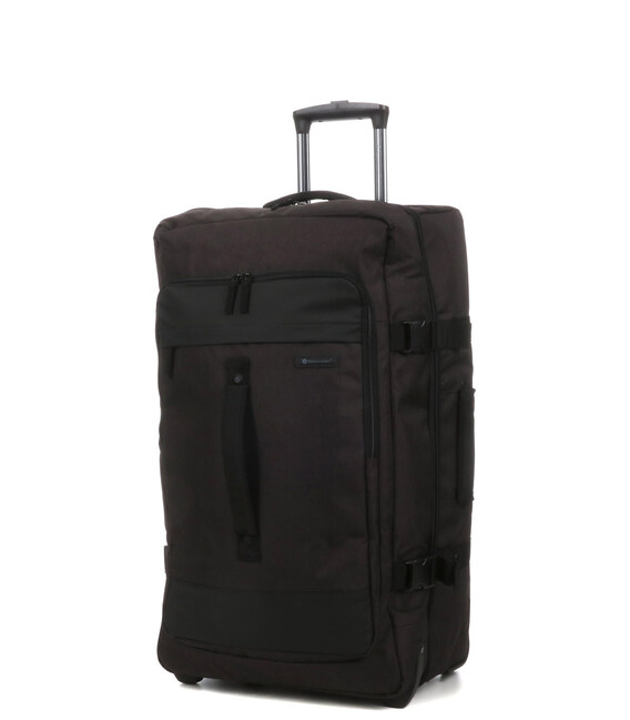 Сумка дорожня на колесах Snowball 48402/70 чорна картинка, зображення, фото