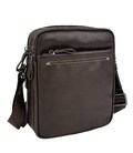 Месенджер шкіряний коричневий Tiding Bag 8713C картинка, зображення, фото