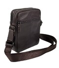 Месенджер шкіряний коричневий Tiding Bag 8713C картинка, зображення, фото