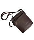 Месенджер шкіряний коричневий Tiding Bag 8713C картинка, зображення, фото
