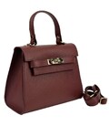 Небольшая классическая кожаная сумочка Firenze Italy F-IT-9866DR фото, картинка, изображение