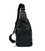 Мужской кожаный черный слинг Tiding Bag A25F-250117A фото, картинка, изображение