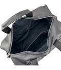 Дорожная сумка кожанная черная Tiding Bag 2081A фото, картинка, изображение