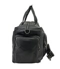 Дорожная сумка кожанная черная Tiding Bag 2081A фото, картинка, изображение