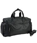 Дорожная сумка кожанная черная Tiding Bag 2081A фото, картинка, изображение
