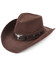 Класичний ковбойський капелюх Bexhill ht-st1-rb4 з еко (веган) шкіри нубук фото, картинка, изображение