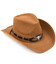 Класичний ковбойський капелюх Bexhill ht-st1-rb3 з еко (веган) шкіри нубук фото, картинка, изображение