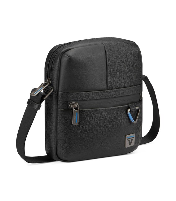 Чоловіча сумка з натуральної шкіри, через плече Roncato TRIAL 411143/01 картинка, зображення, фото