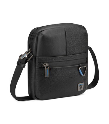 Мужская сумка из натуральной кожи, через плечо Roncato TRIAL 411143/01 фото, картинка, изображение