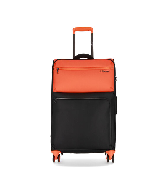 Валіза Bagland Stella велика 77 л помаранчевий (00442028) - картинка, зображення, фото валізи