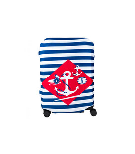 Чехол для чемоданов BG Berlin Hug Cover Navy Sense 44-52см маленький S Bg002-02-113-S фото, картинка, изображение