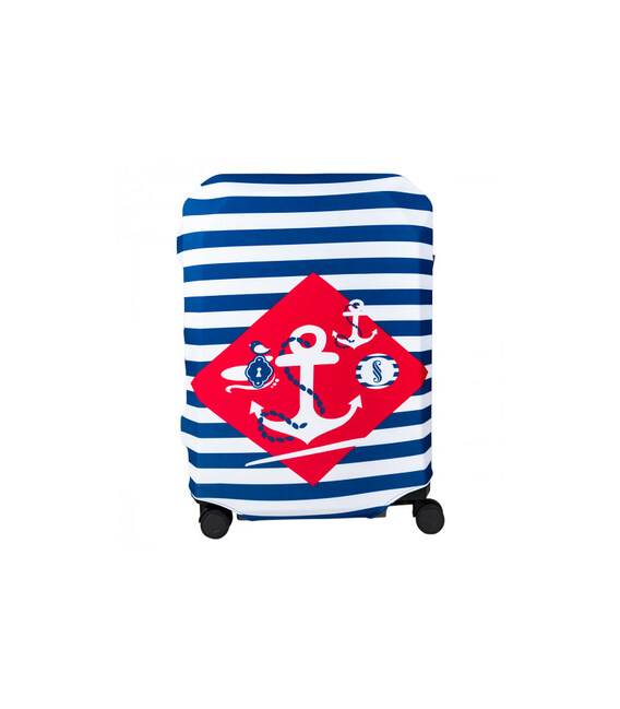Чехол для чемоданов BG Berlin Hug Cover Navy Sense 57-62см средний M Bg002-02-113-M фото, картинка, изображение