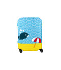 Чехол для чемоданов BG Berlin Hug Cover Light Whale 57-62см средний M Bg002-02-115-M фото, картинка, изображение