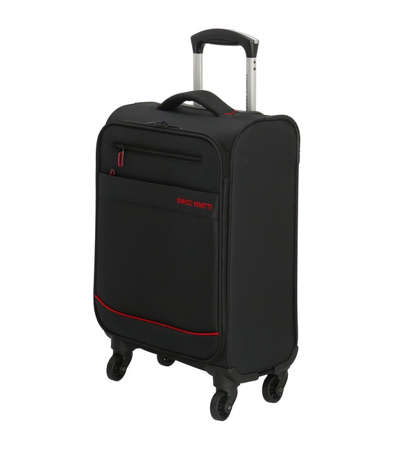 Чемодан Enrico Benetti Nashville Black маленький S Eb39043 001-50 фото, картинка, изображение