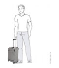 Чемодан Enrico Benetti Dallas Light Grey Mini Eb39042 026-50 фото, картинка, изображение