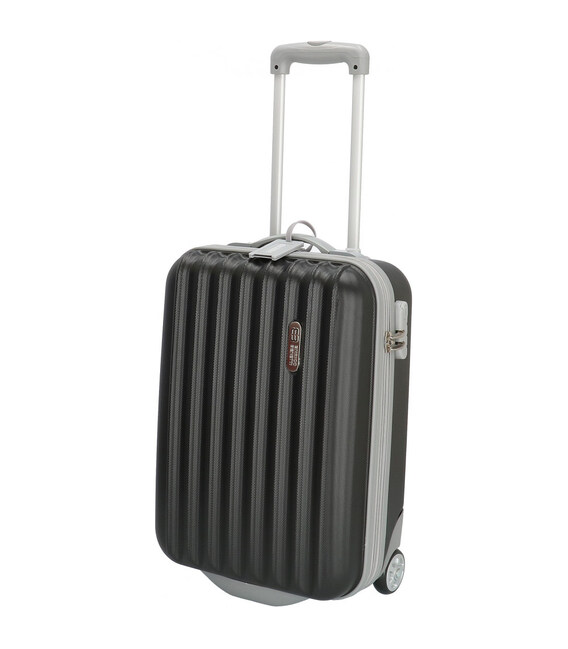 Чемодан Enrico Benetti Wichita Black маленький S Eb39030 001-50 фото, картинка, изображение