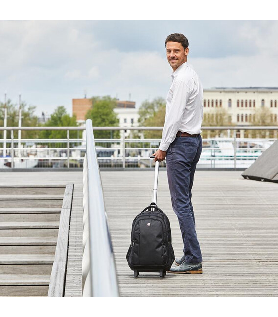 Рюкзак на колесах Enrico Benetti CORNELL Black Eb62116 001 картинка, зображення, фото