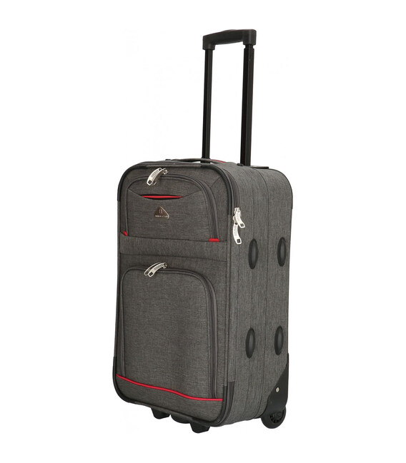 Чемодан Enrico Benetti Boston Grey маленький S Eb16121 012-50 фото, картинка, изображение