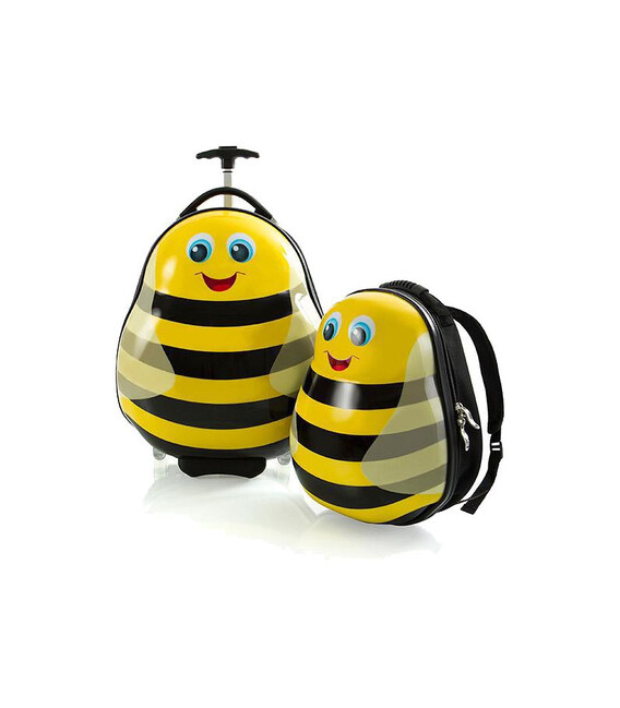 Набор Чемодан на 2 колесах + Рюкзак Heys TRAVEL TOTS/Bumble Bee He13030-3086-00 фото, картинка, изображение