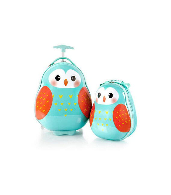 Набор Чемодан на 2 колесах + Рюкзак Heys TRAVEL TOTS/Owl He13030-3170-00 фото, картинка, изображение