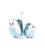 Набор Чемодан на 2 колесах + Рюкзак Heys TRAVEL TOTS/Polar Bear He13030-3201-00 картинка, изображение, фото