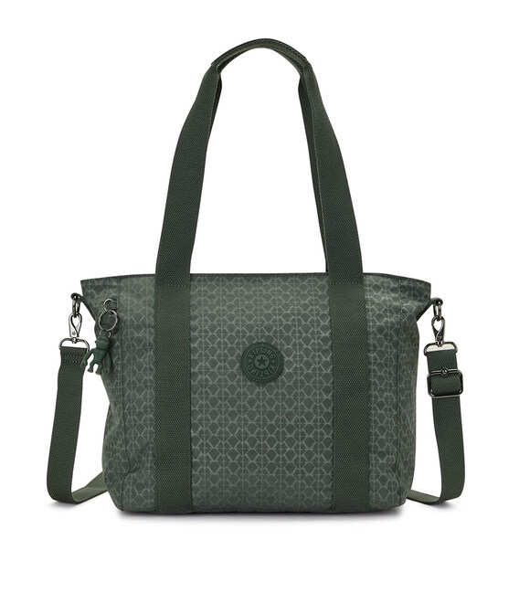 Женская сумка Kipling ASSENI Mini Sign Green Emb (F6C) KI6232_F6C фото, картинка, изображение