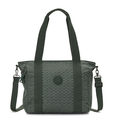 Женская сумка Kipling ASSENI Mini Sign Green Emb (F6C) KI6232_F6C картинка, изображение, фото