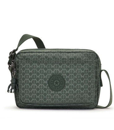 Сумочка Kipling ABANU Midi Sign Green Emb (F6C) KI6831_F6C картинка, изображение, фото