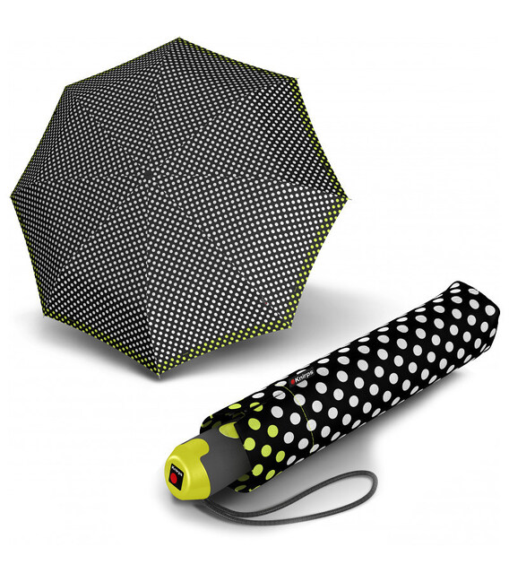 Зонт Knirps E.200 Ping Pong Yellow Kn95 1200 8271 фото, картинка, изображение