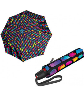 Парасолька Knirps T.200 Medium Duomatic Create Black Kn95 3201 8542 картинка, зображення, фото