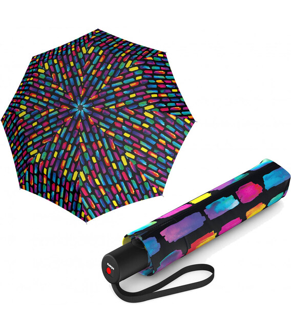 Парасолька Knirps A.200 Medium Automatic Create Black Kn95 7201 8542 картинка, зображення, фото