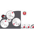 Зонт Knirps C.205 Medium Duomatic Red Kn95 8205 1503 фото, картинка, изображение